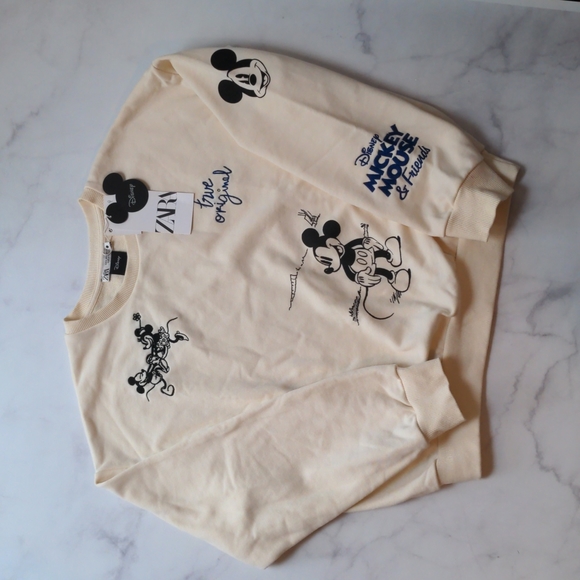 Zara Sweaters Disney X Zara Crew Sweater Poshmark